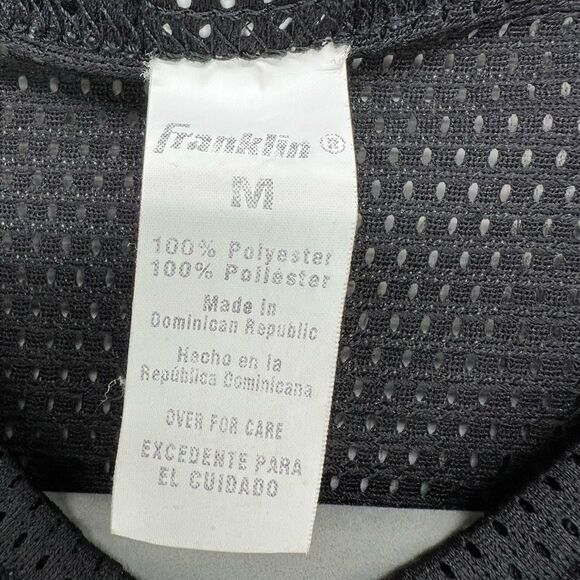 Franklin Pittsburgh Steelers Youth Medium Football Jersey Black Mesh Shirt - Picture 2 of 6